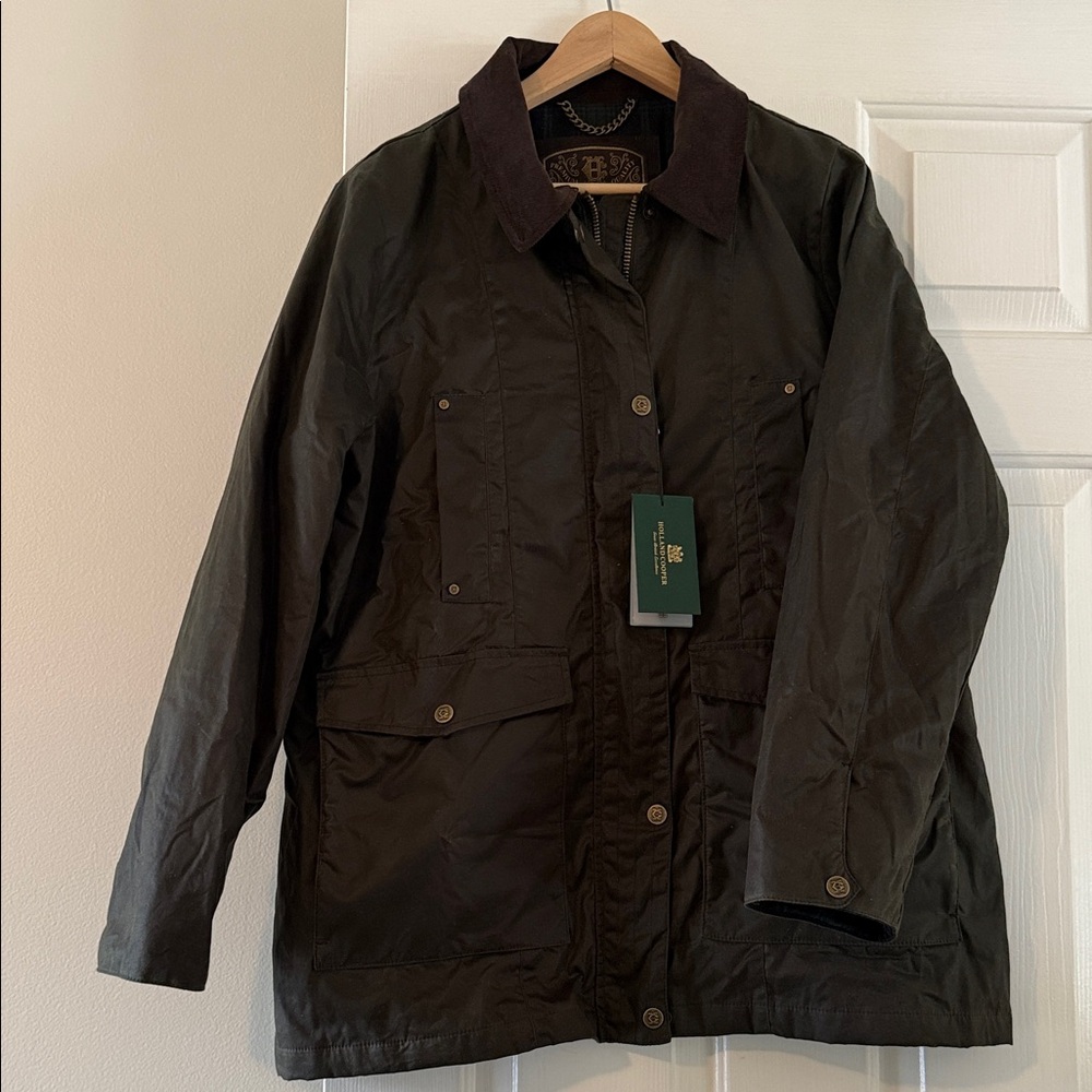 (BRAND NEW) Classic Waxed Jacket - XXL Dark Olive